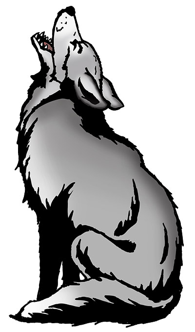 Westwood Elementary wolf logo