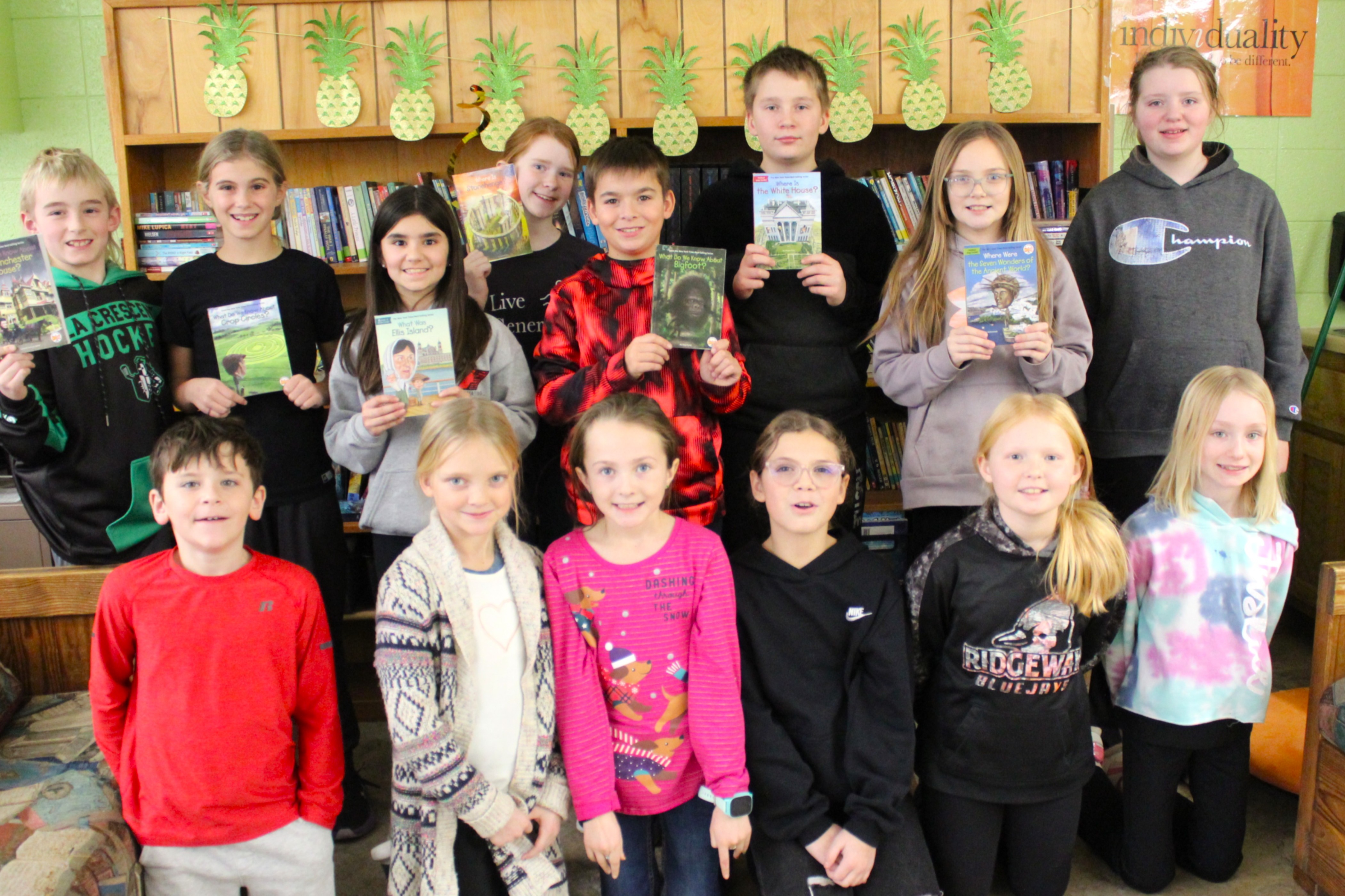 4th & 5th Graders with Non-Fiction Books