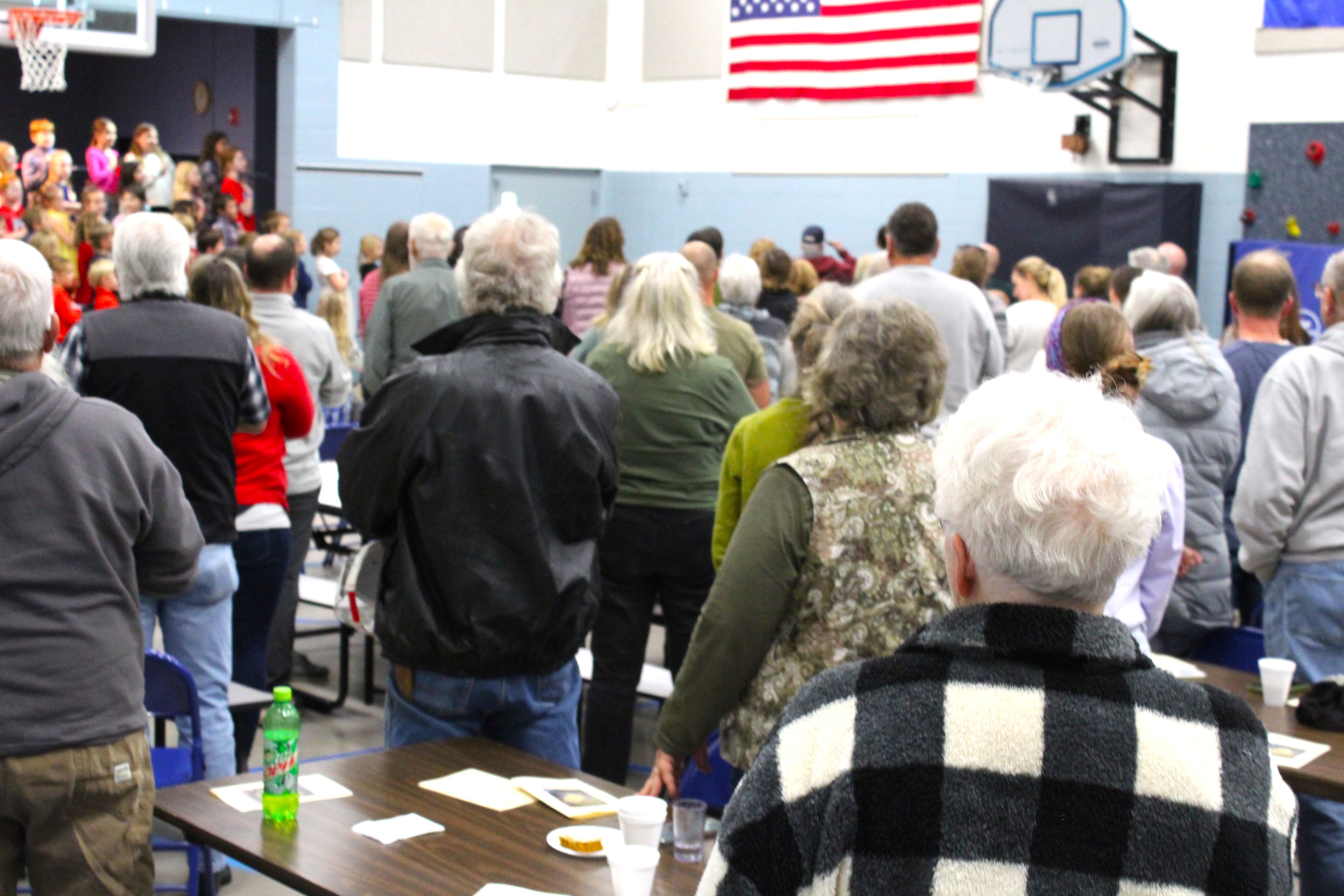 Community Members at Ridgeway Veterans Day Program 