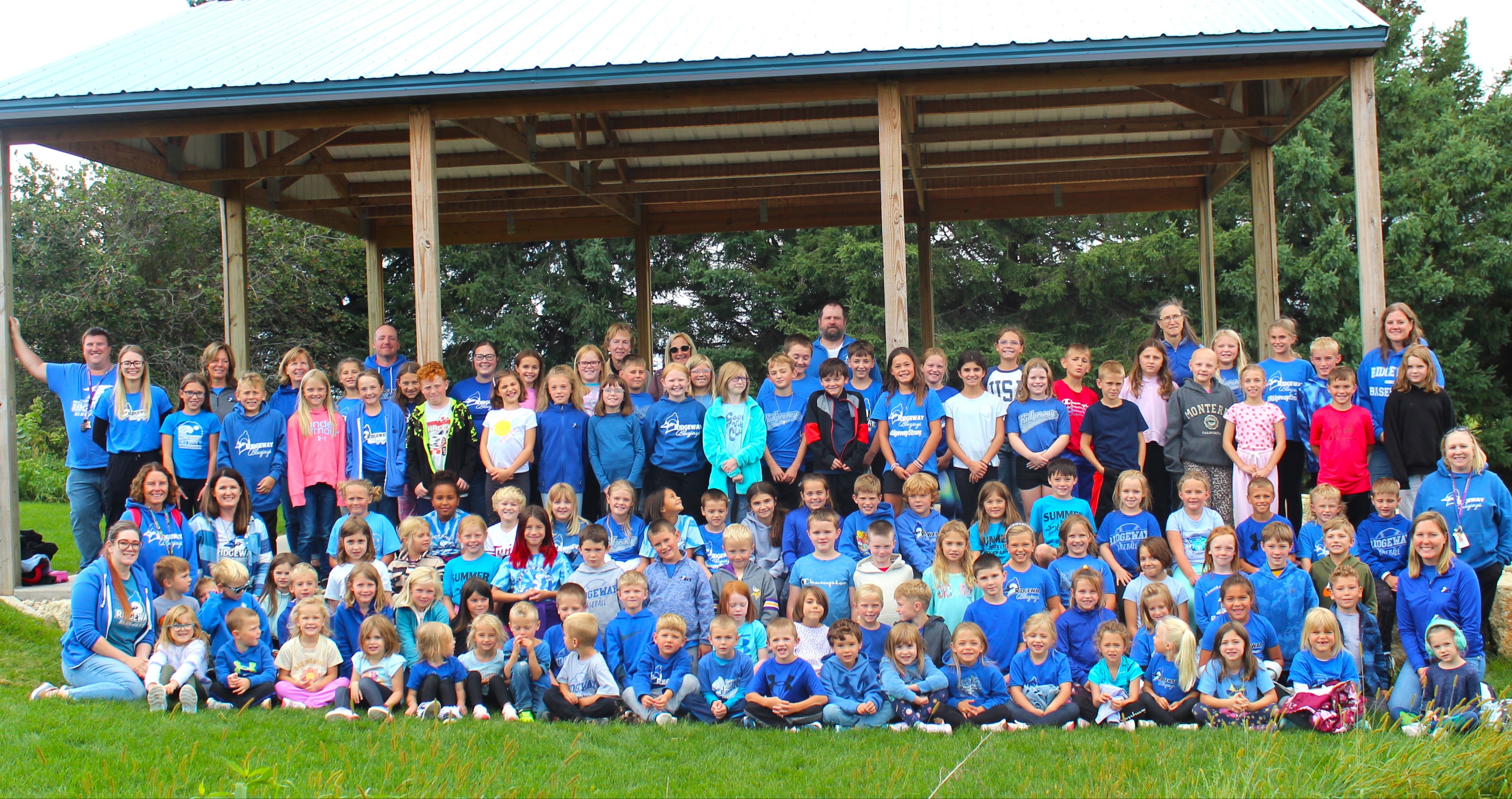 Ridgeway Preschool to 5th grade students and staff - Fall 2024
