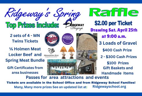 2026 Spring Raffle Flyer
