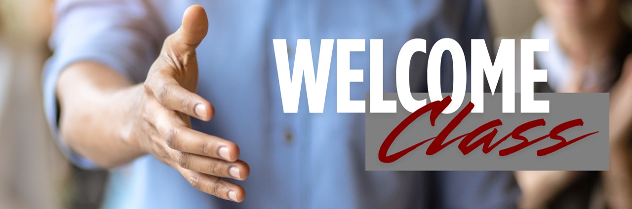 outstretched hand in greeting