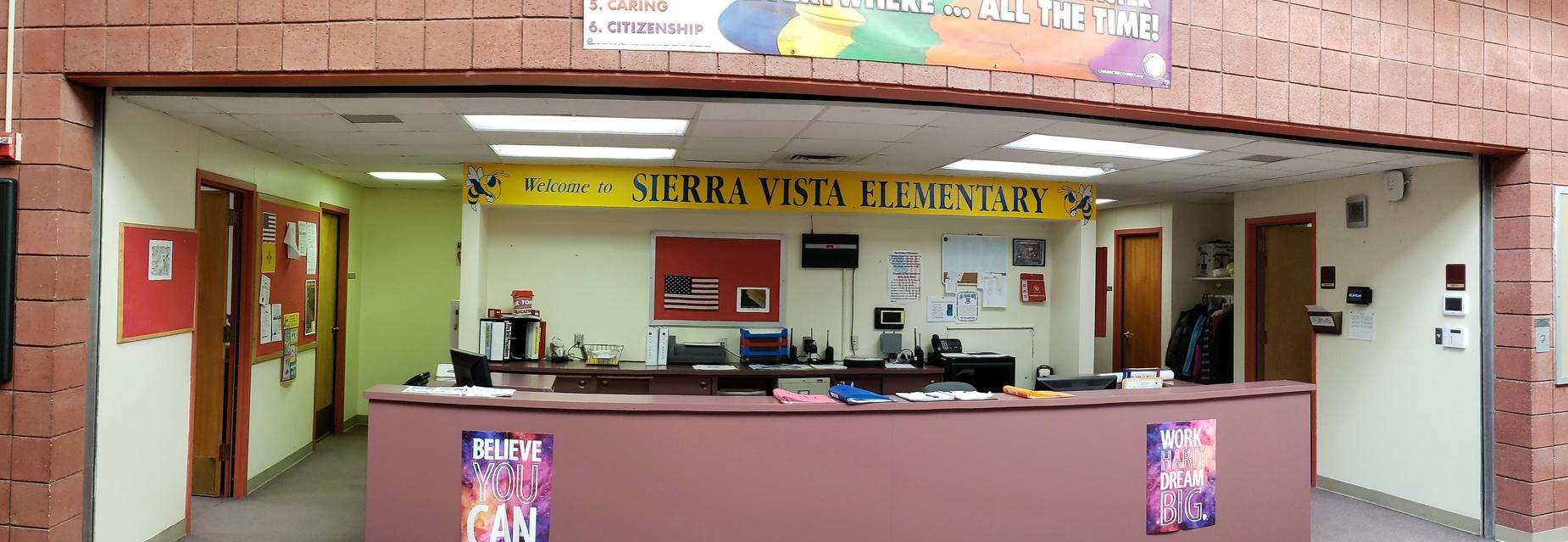 Sierra Vista Elementary school office