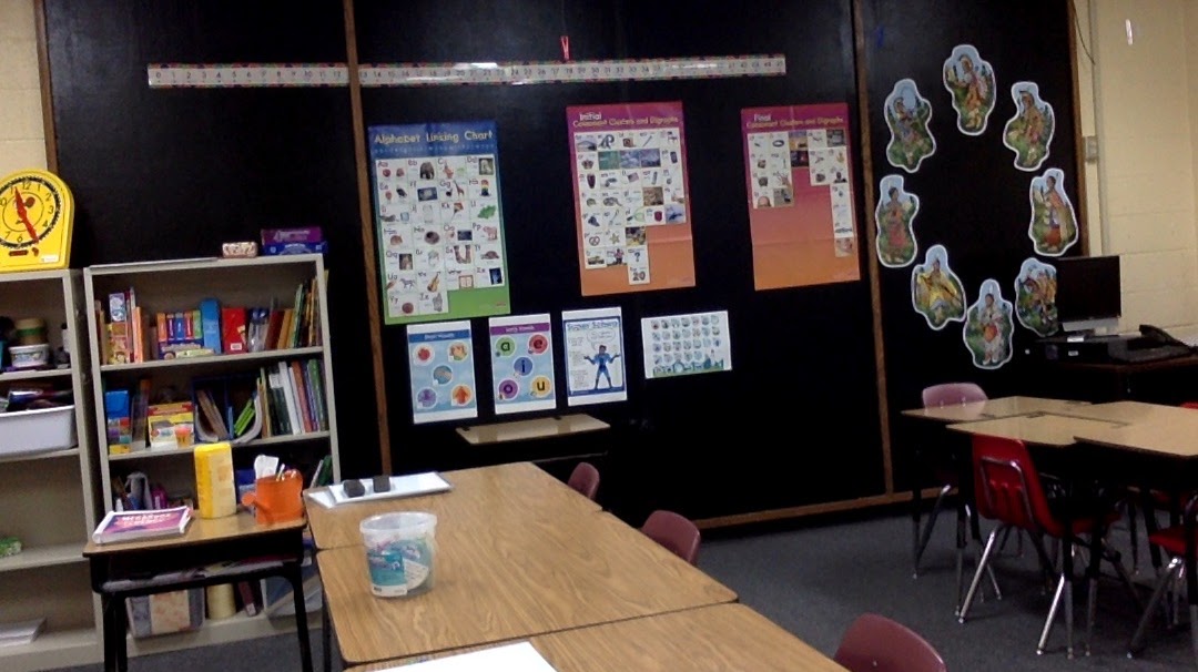 Mr. Buchanan's room at Parkland Elementary. He is also at Central Elementary.