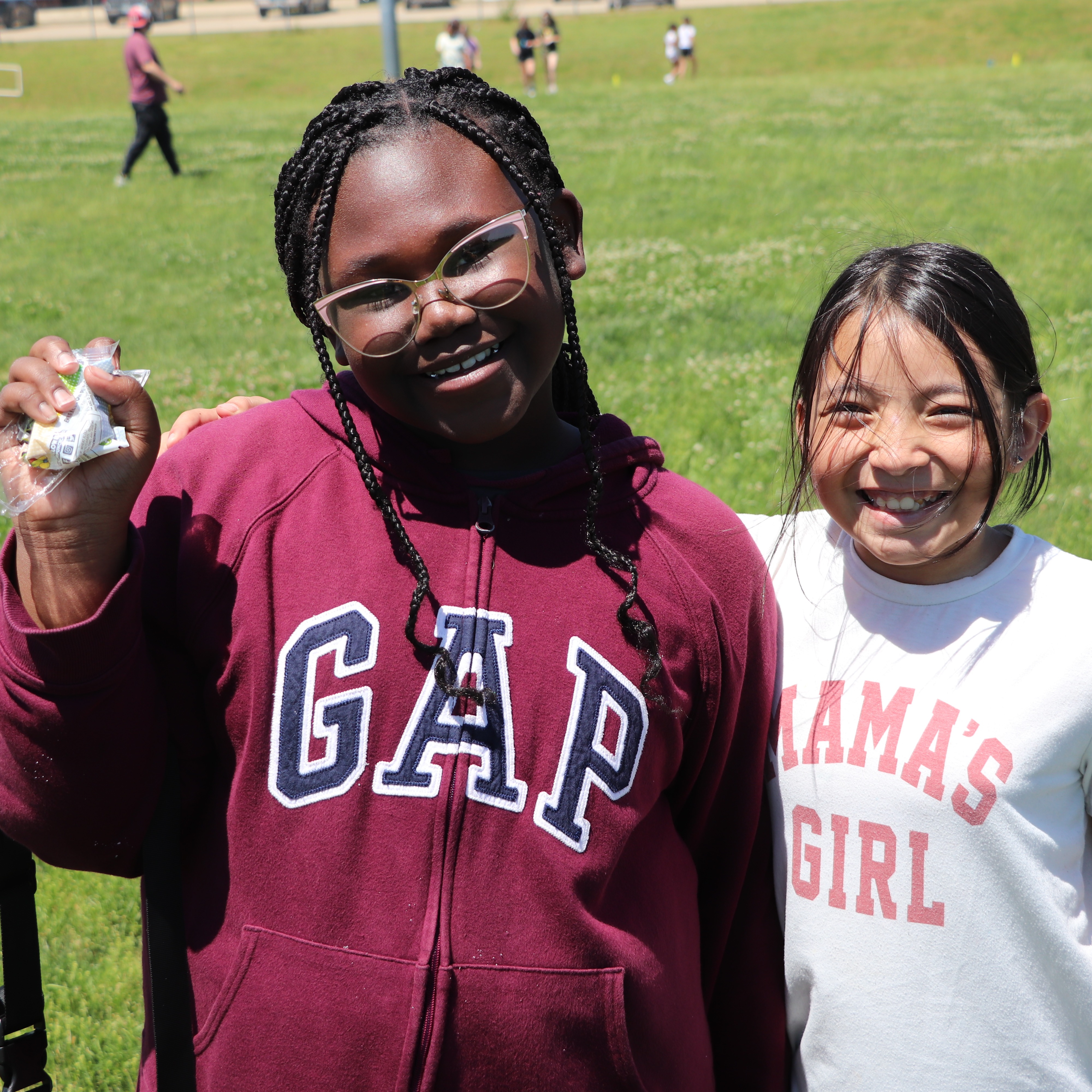 Students smiling 