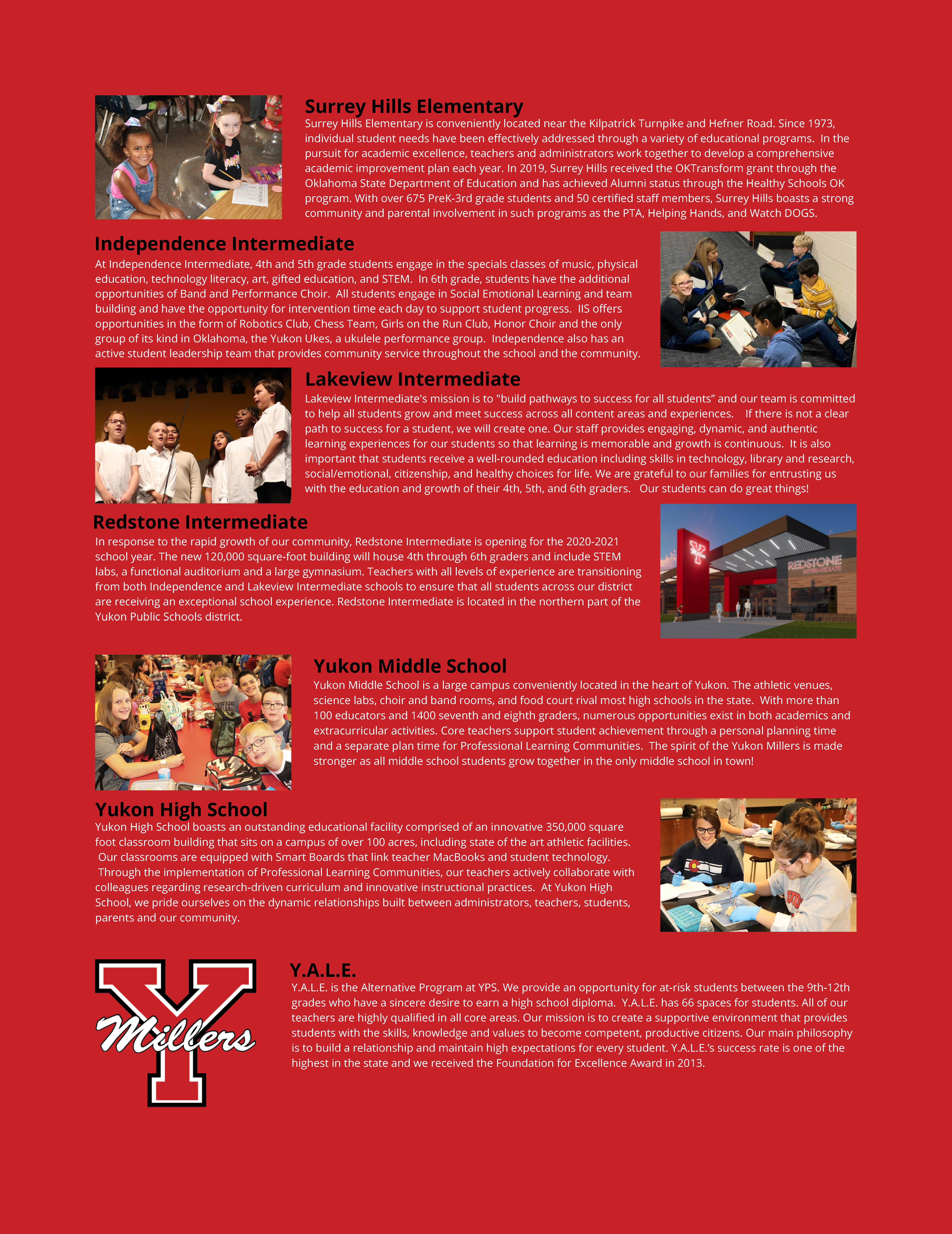 About our Schools page 2