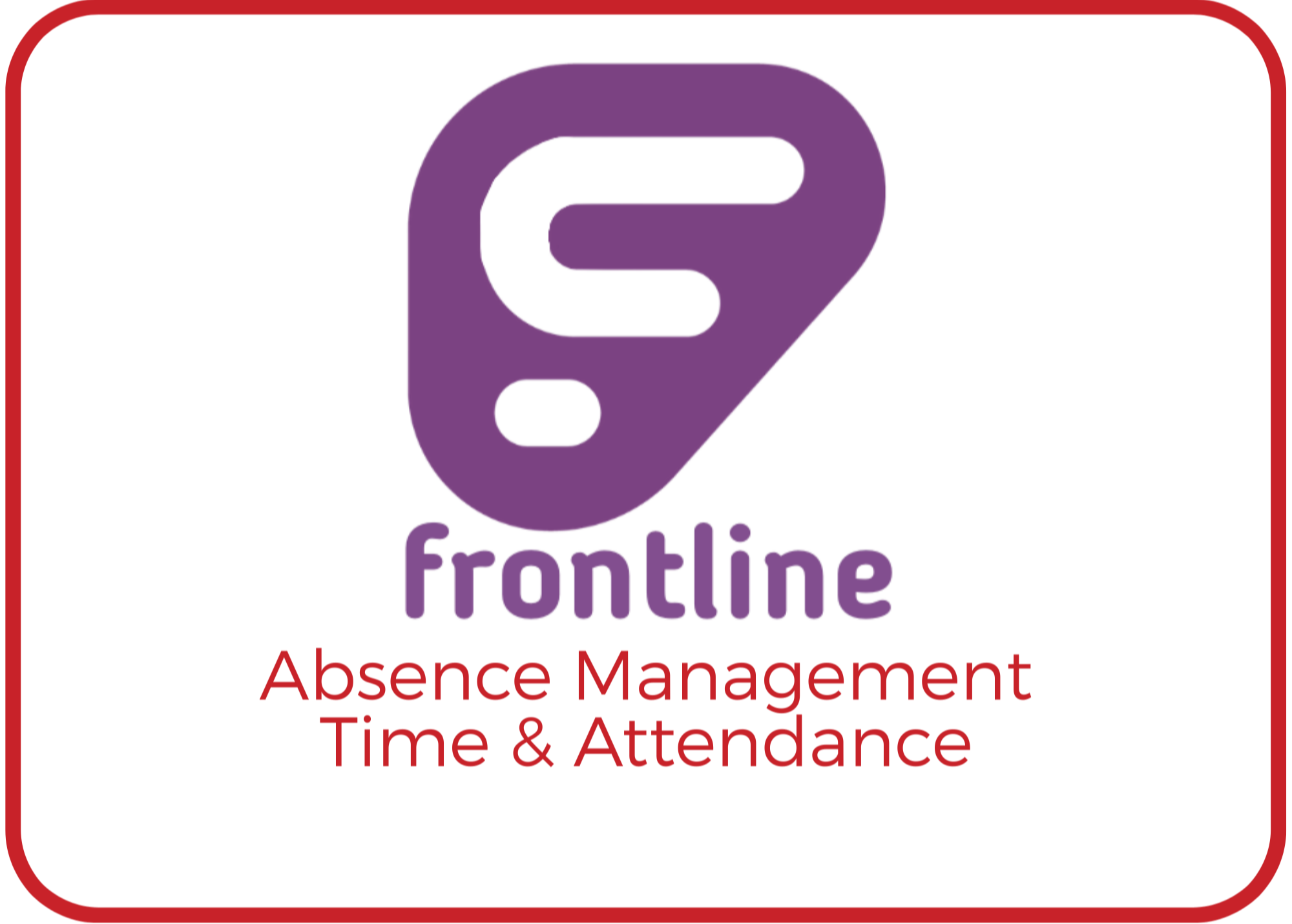 Frontline Absence Management Time & Attendance logo and link.