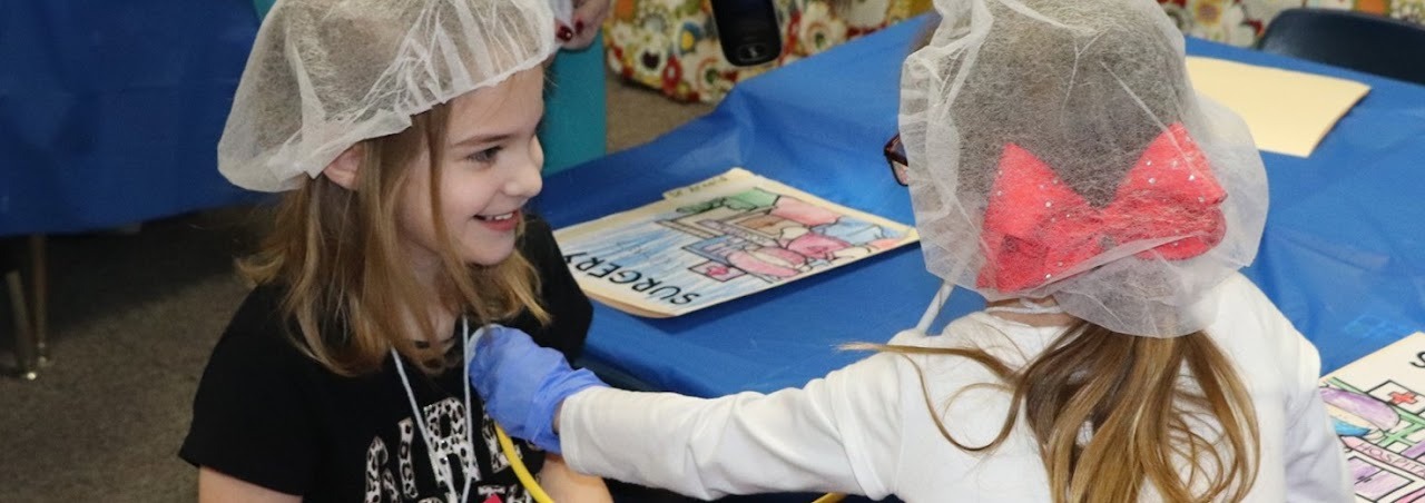 Students playing doctor