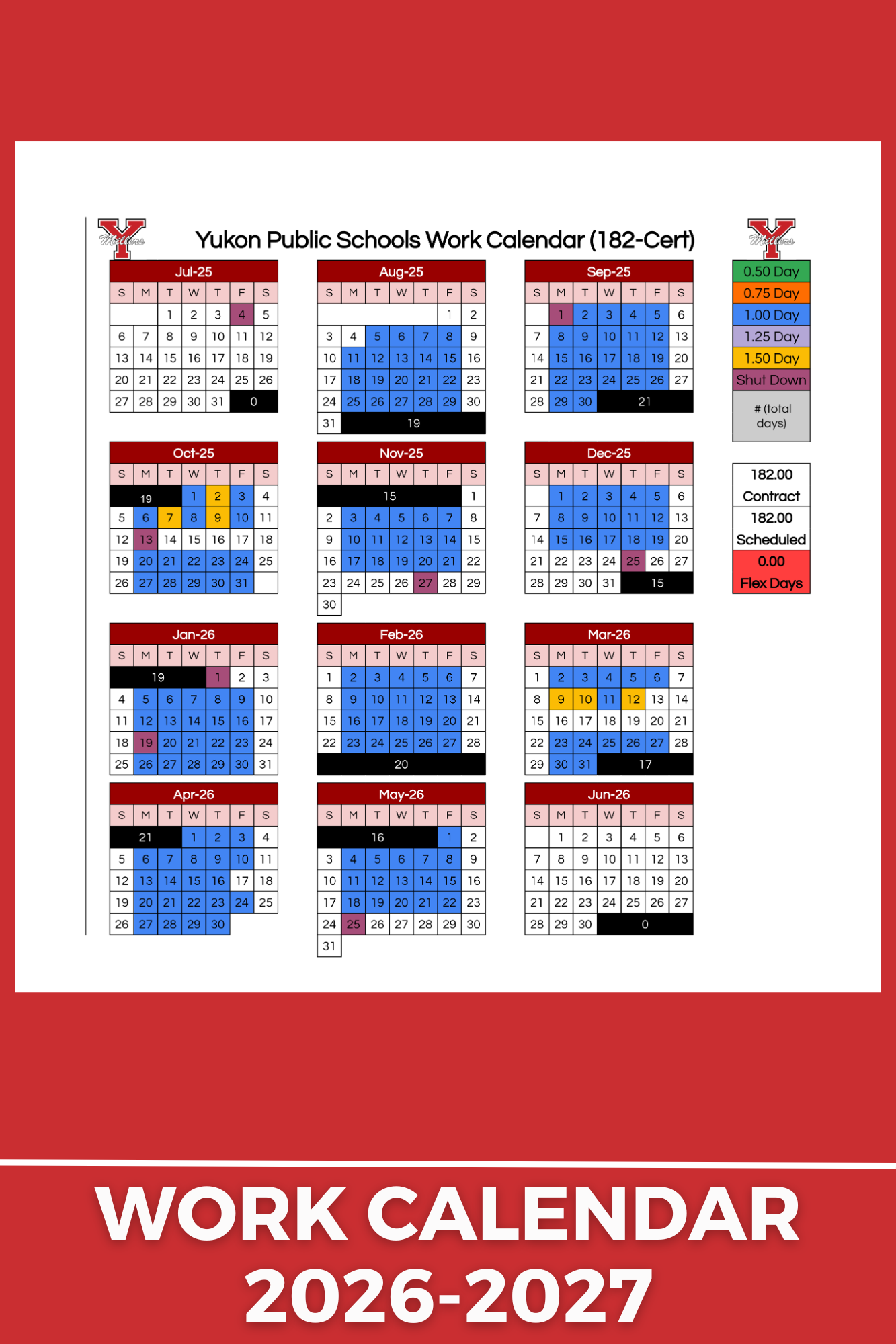 Calendar graphic