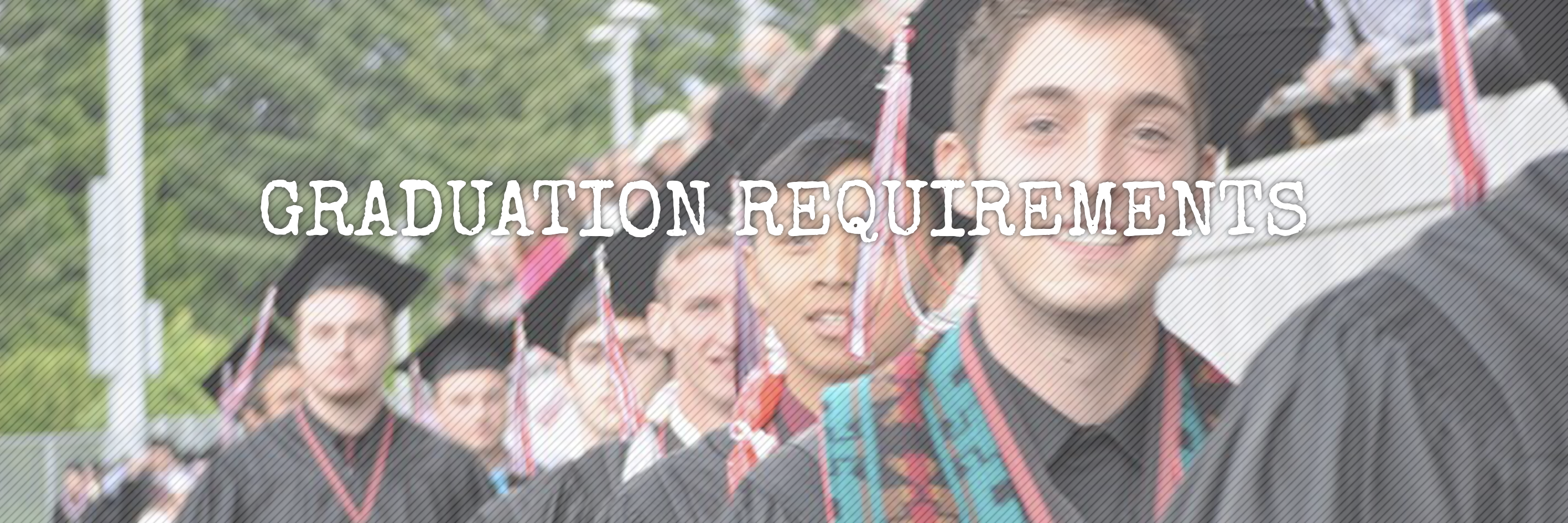 Graduation Requirements banner