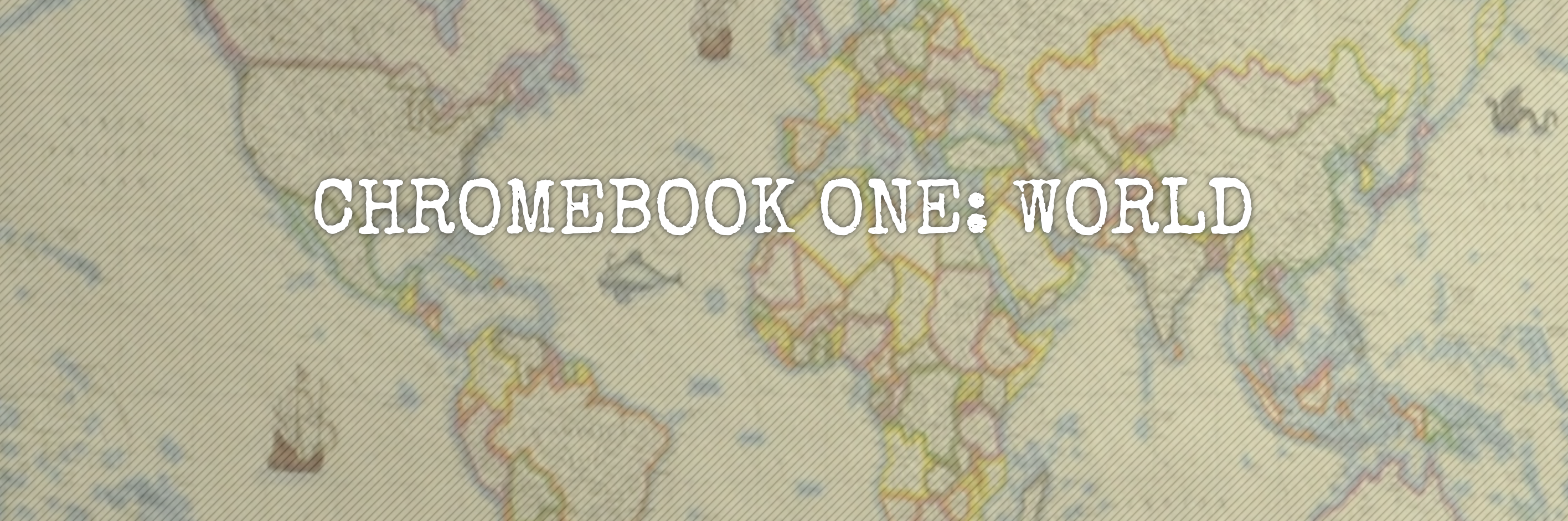 Chromebook One: World banner