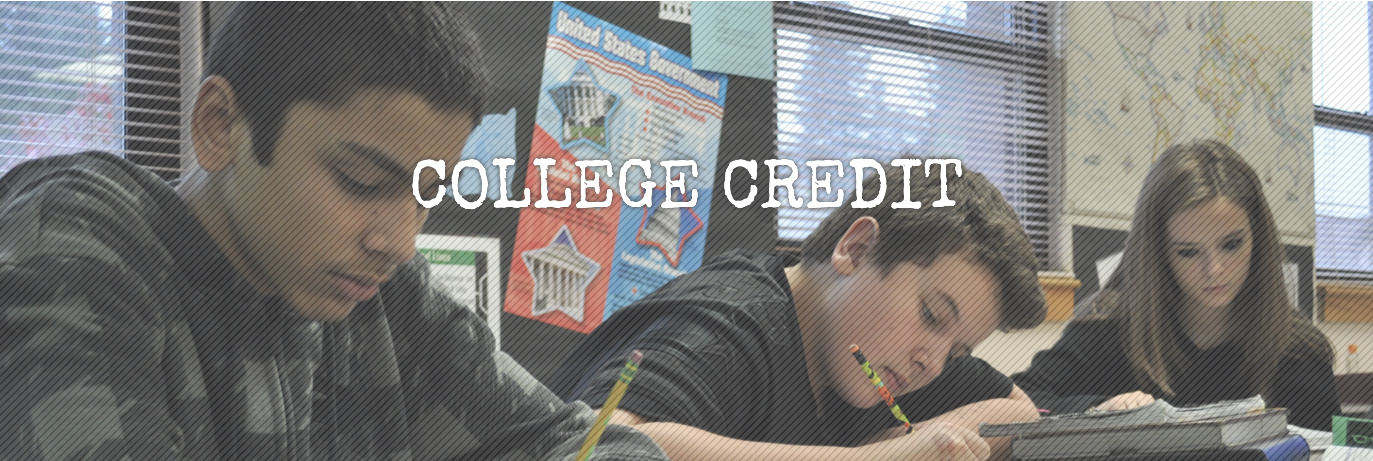 College Credit banner