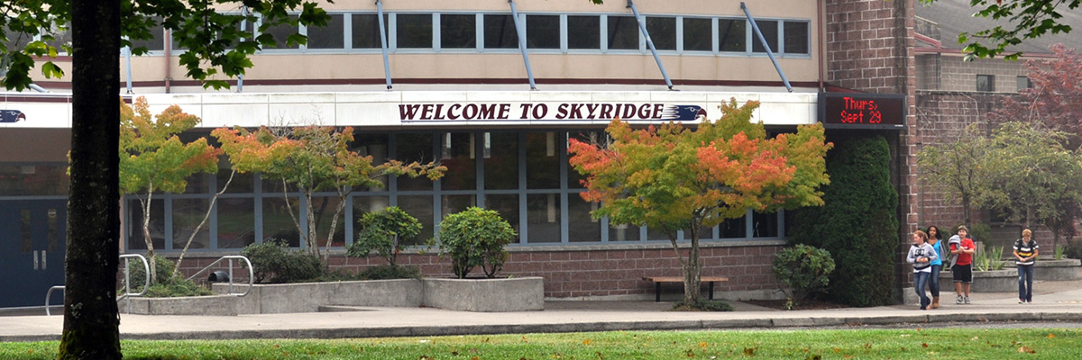 Skyridge Middle School banner