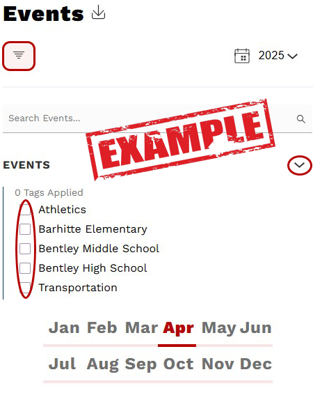 Events Calendar
