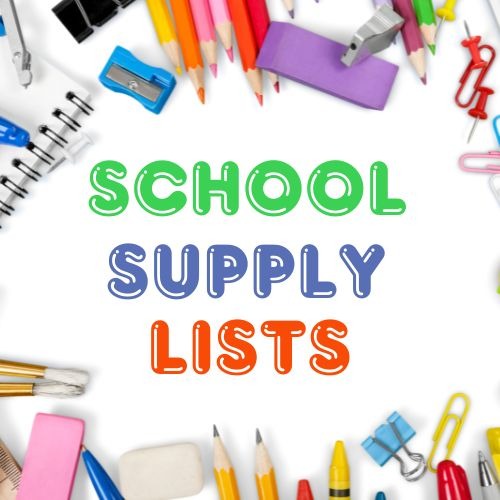 School Supply Lists