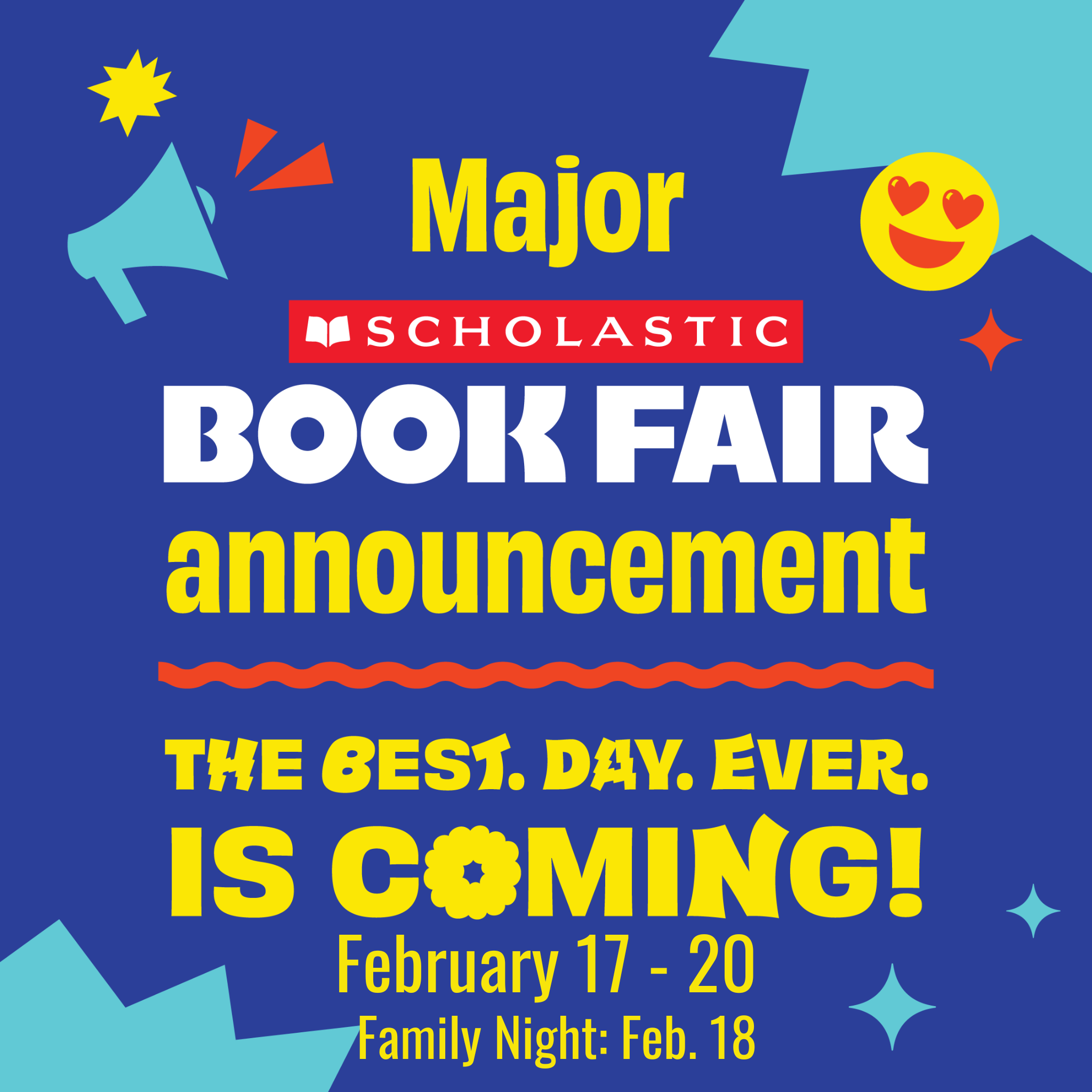 Book Fair is Feb 17-20