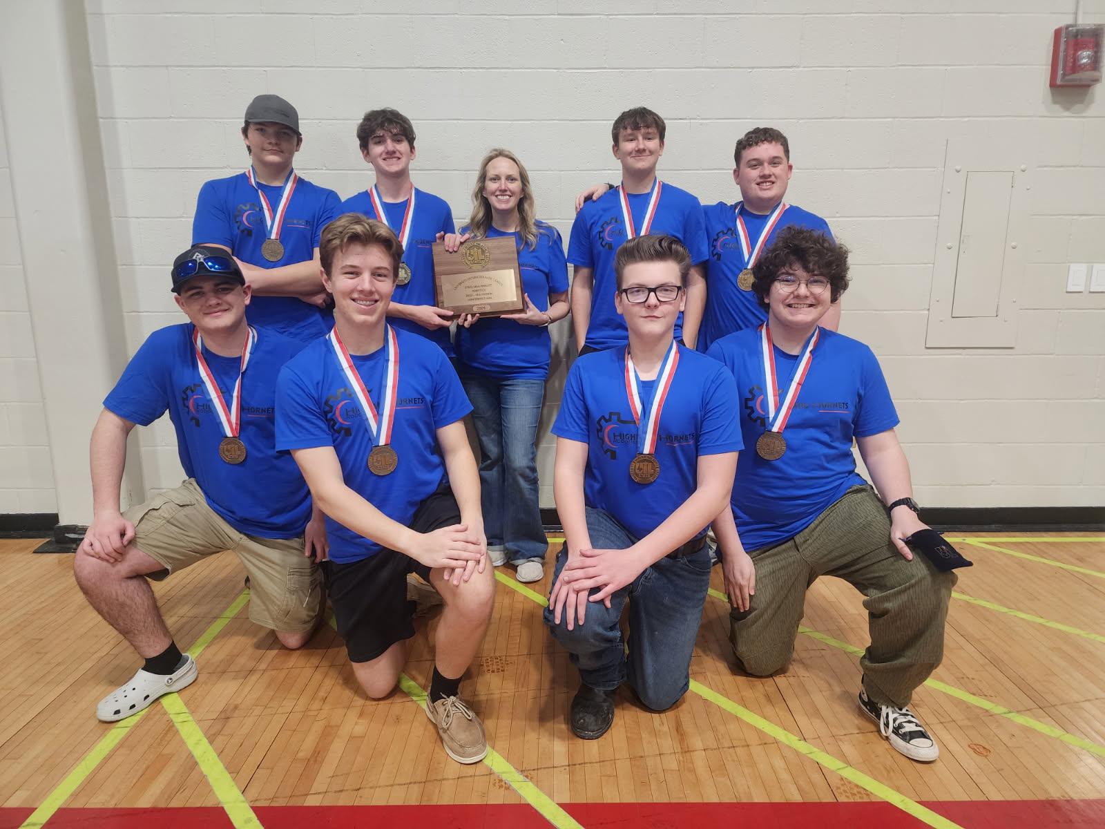 HS Robotics Team at state