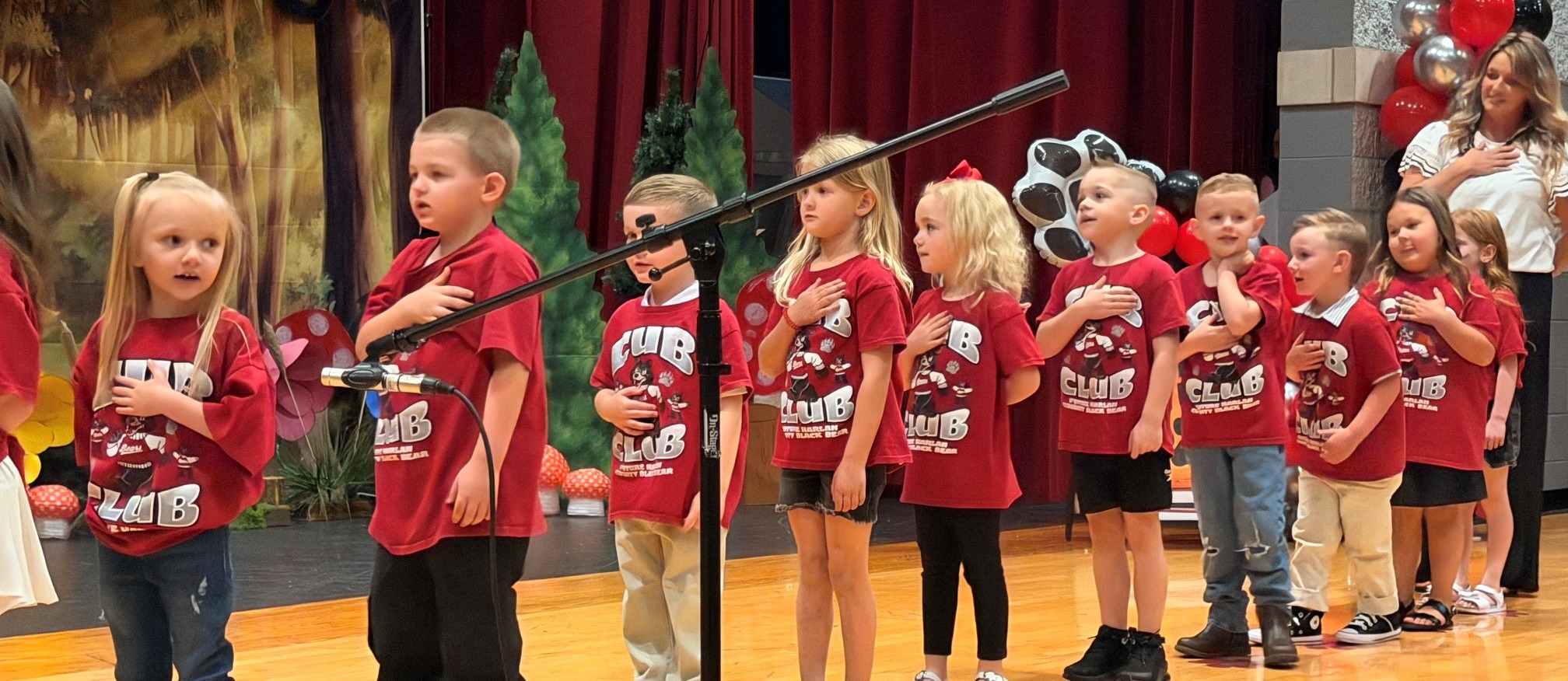 Members of the first Cub Club graduating class. 
