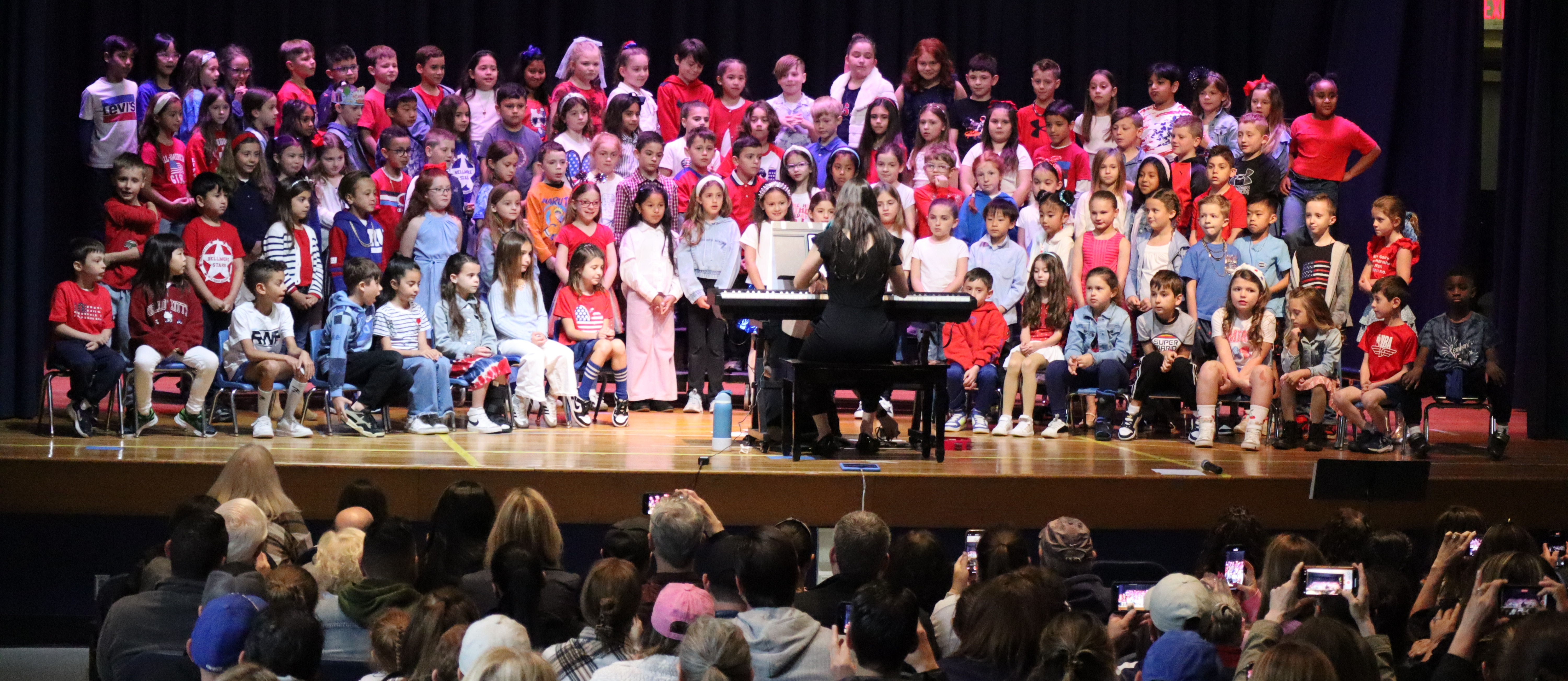 Second grade Rising Star Chorus Leaders at Reinhard Early Childhood Center