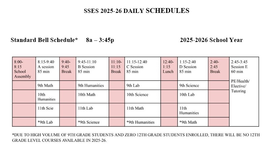 Standard Bell Schedule