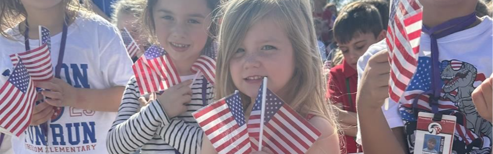 Children celebrating Freedom