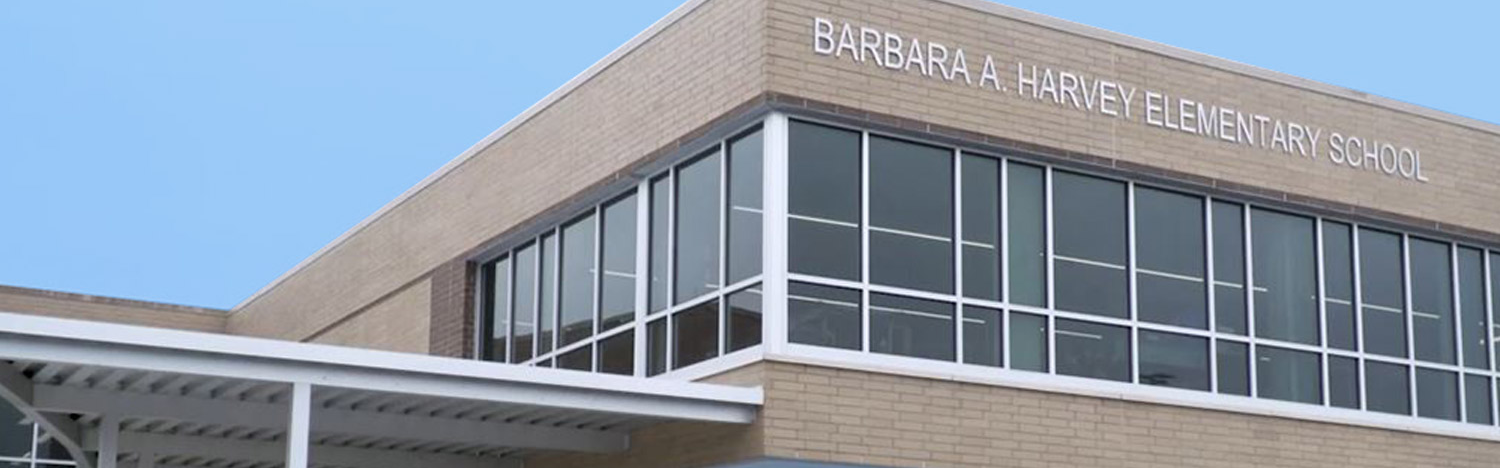 Front of Harvey Elementary 