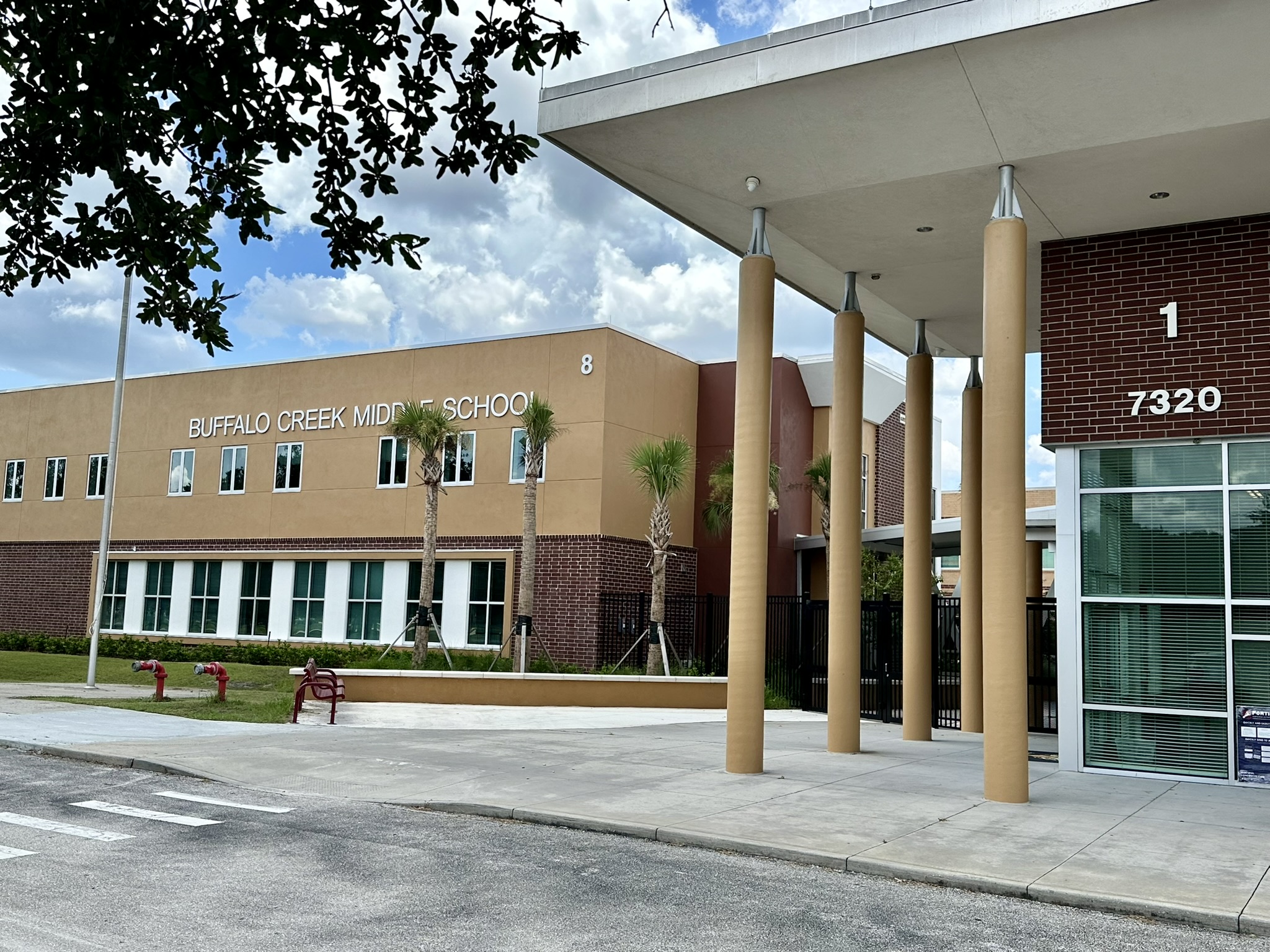 front of school