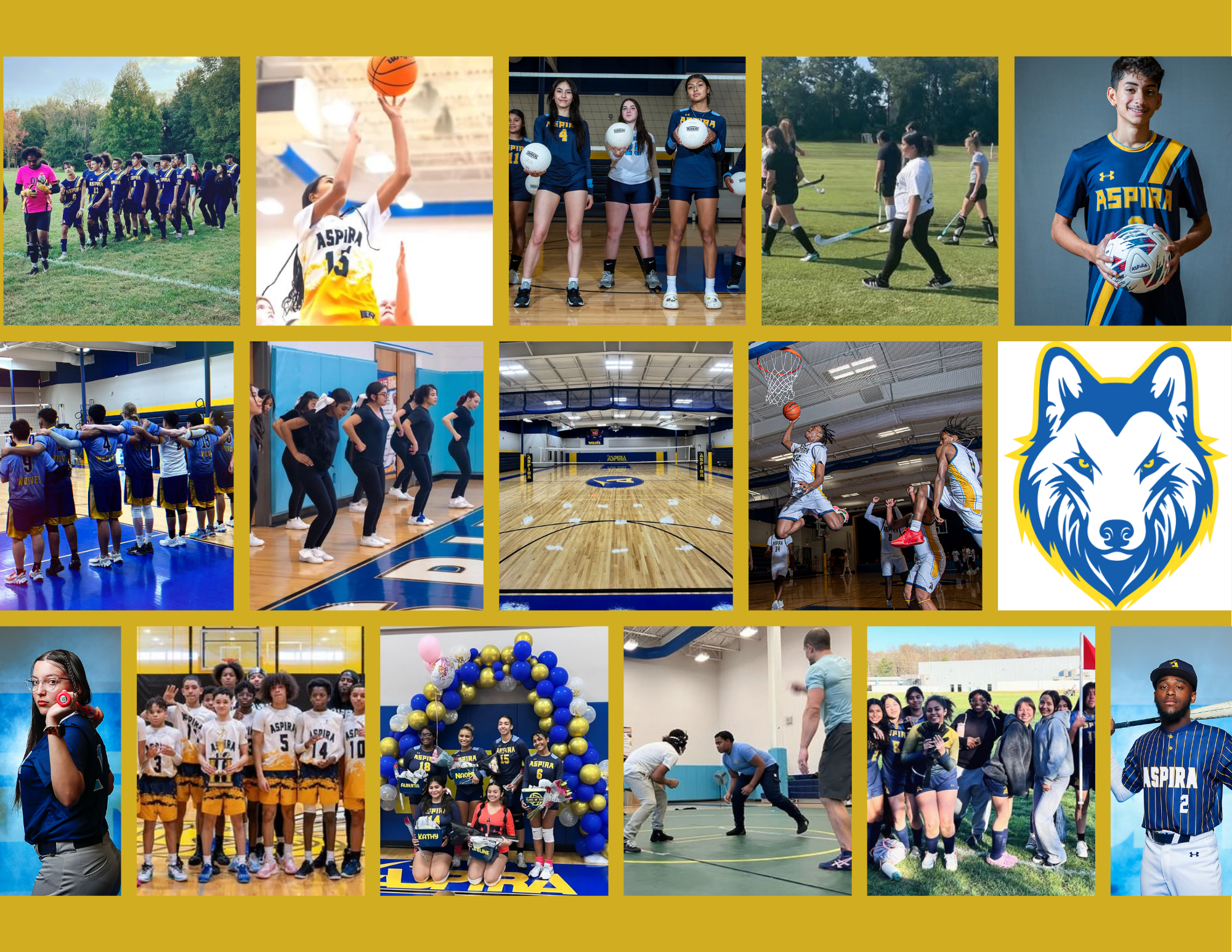 sports collage