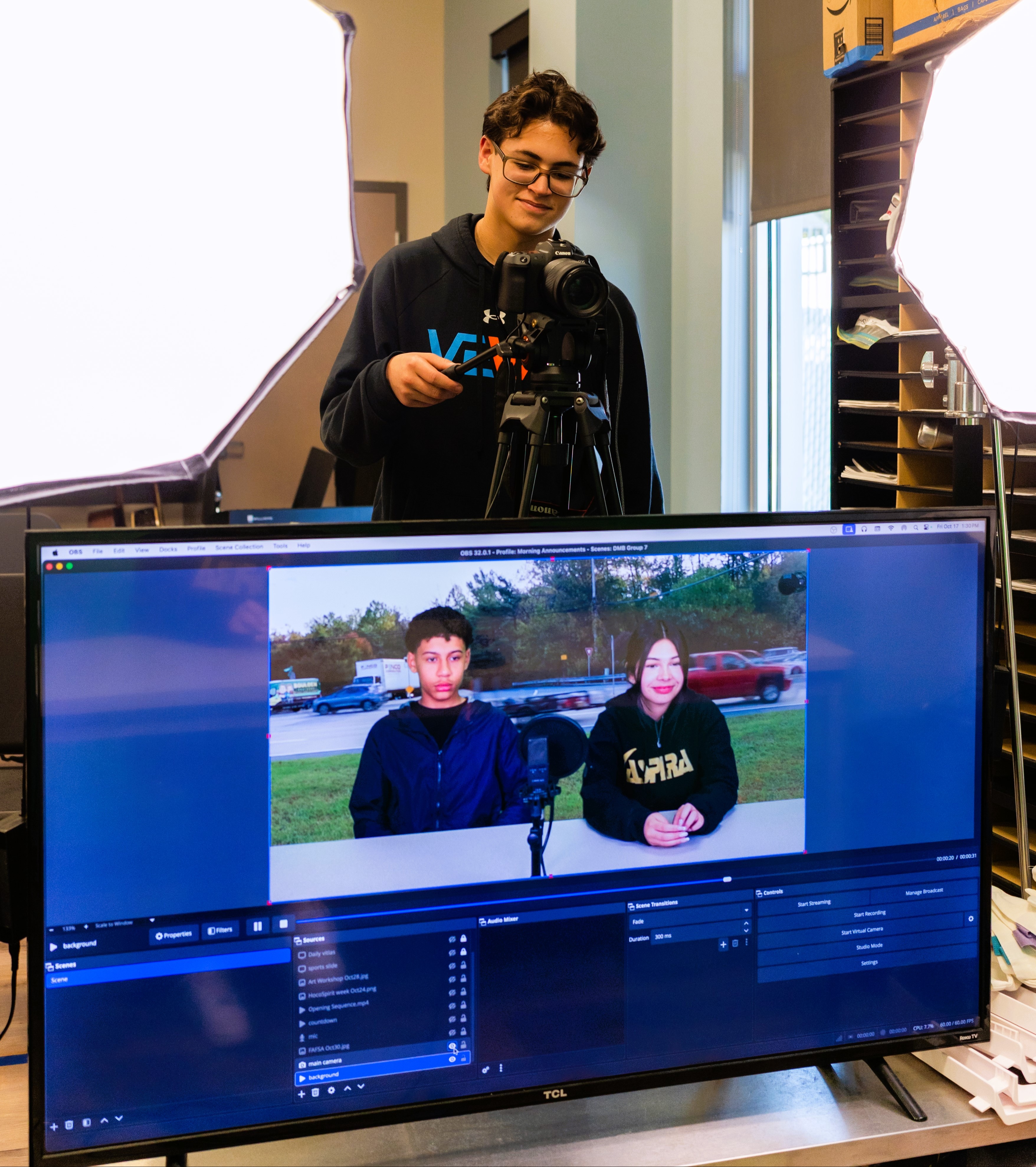 ACHS Digital Media students