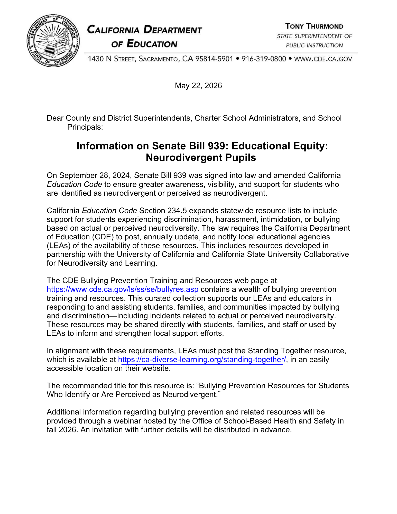 SB 939