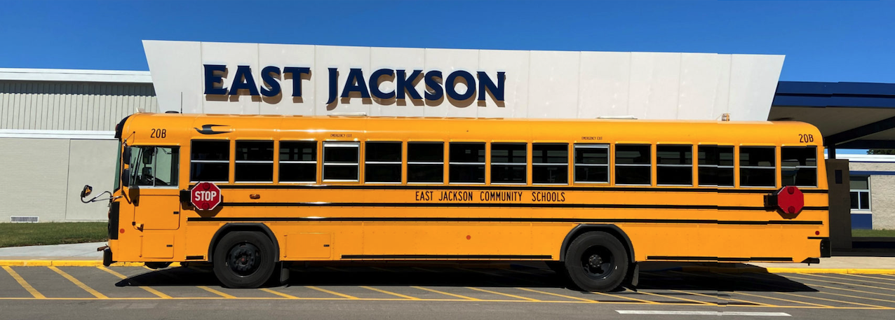 East Jackson Community Schools bus