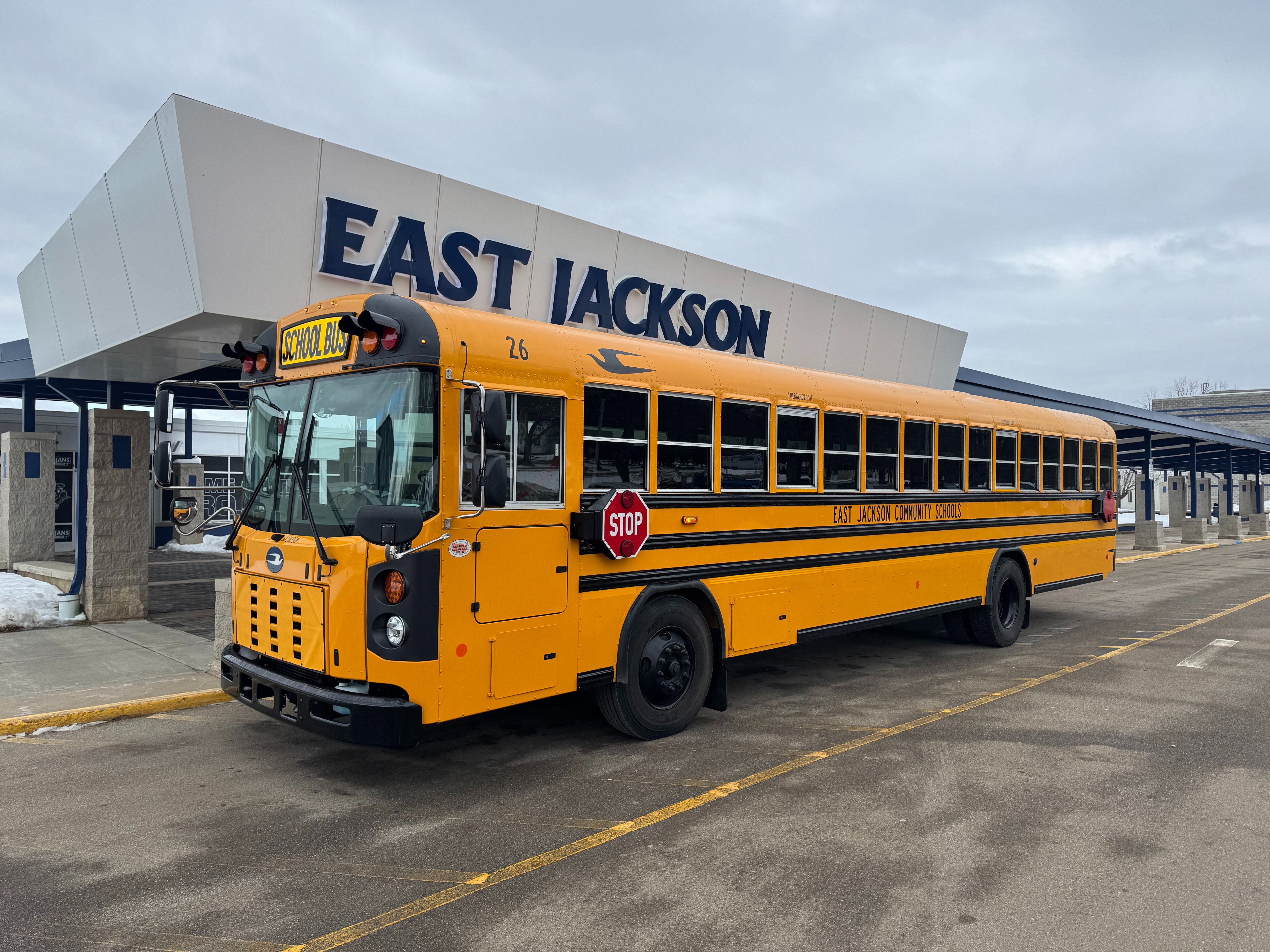 East Jackson Community Schools bus