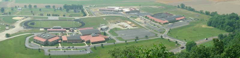 WNLS campus seen from Raven Rock