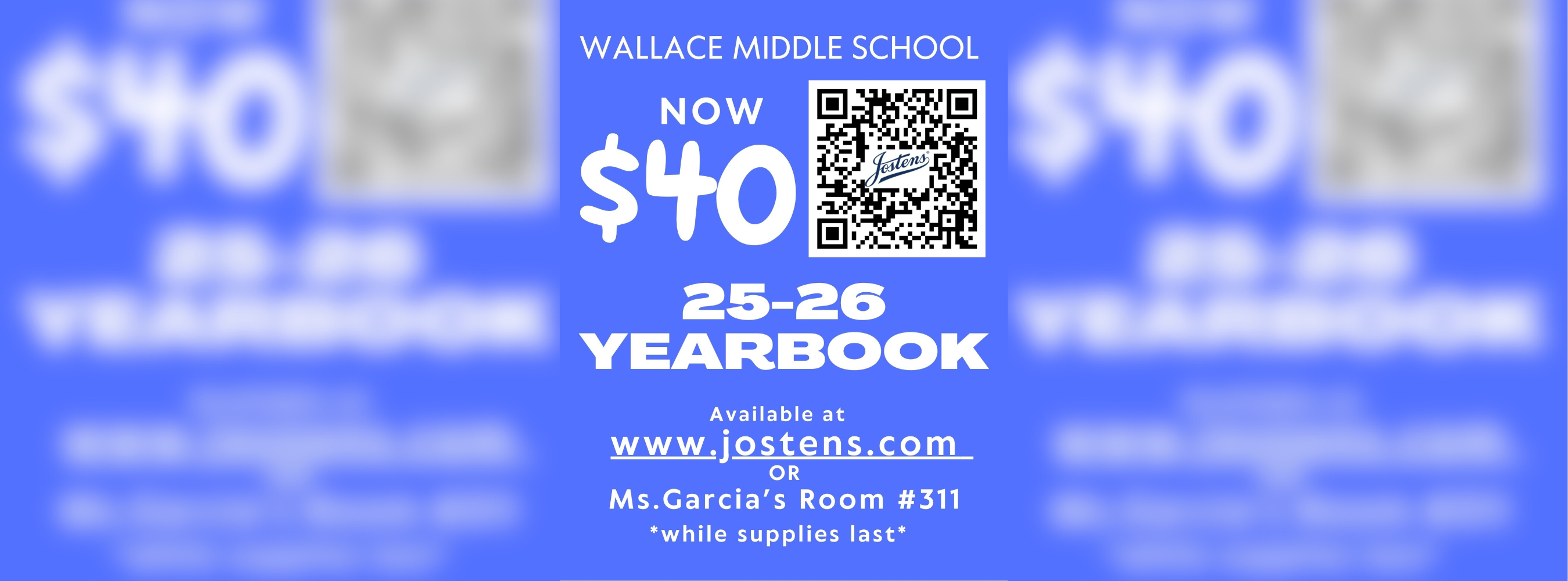 Yearbooks are on sale now!