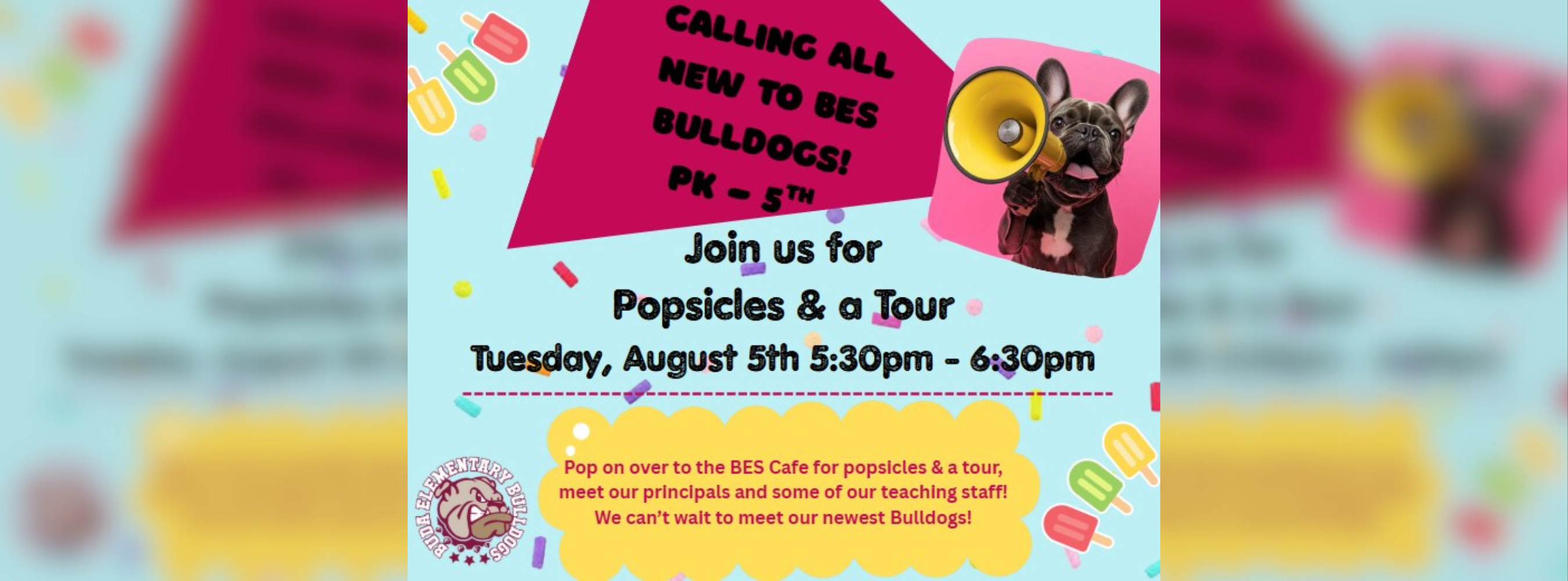 Popsicles &amp; a Tour