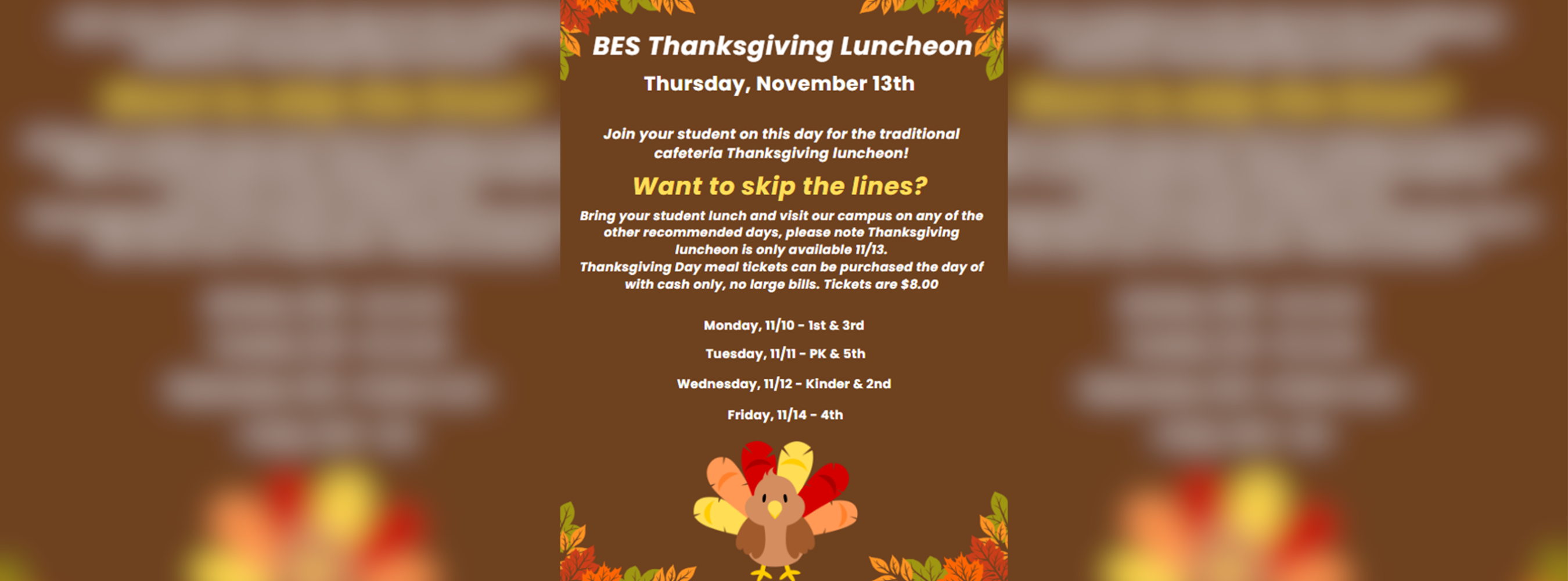 Thanksgiving Luncheon