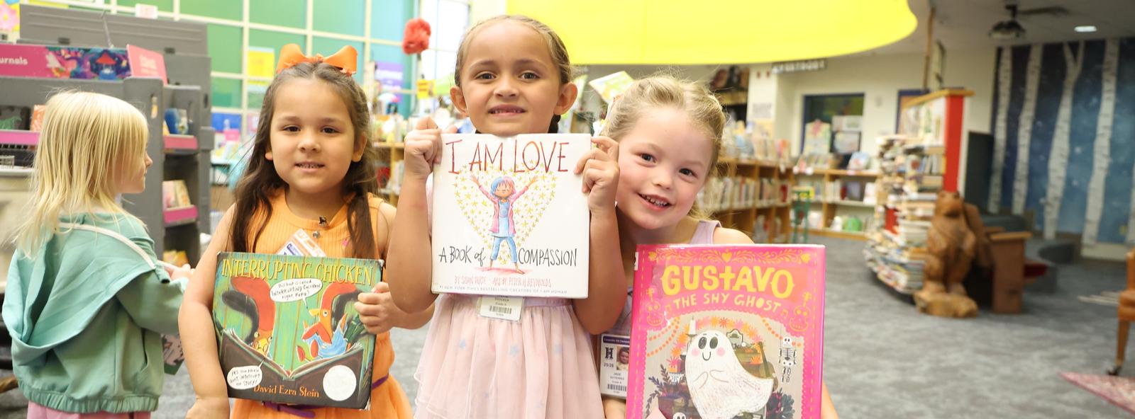 Students carrying books