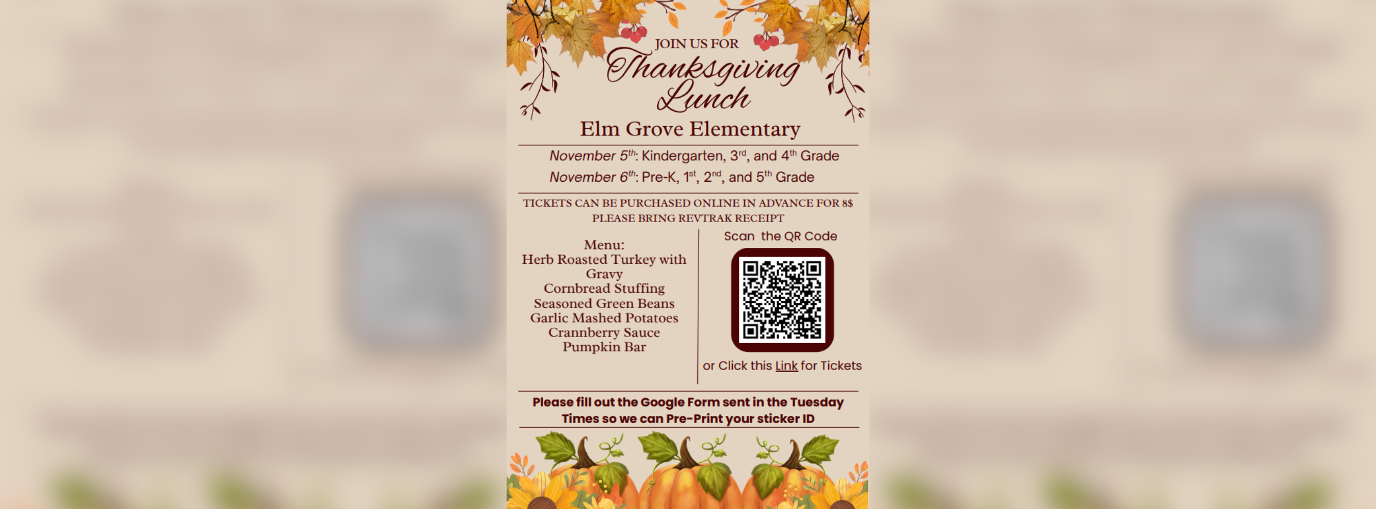 EGES Thanksgiving Lunch