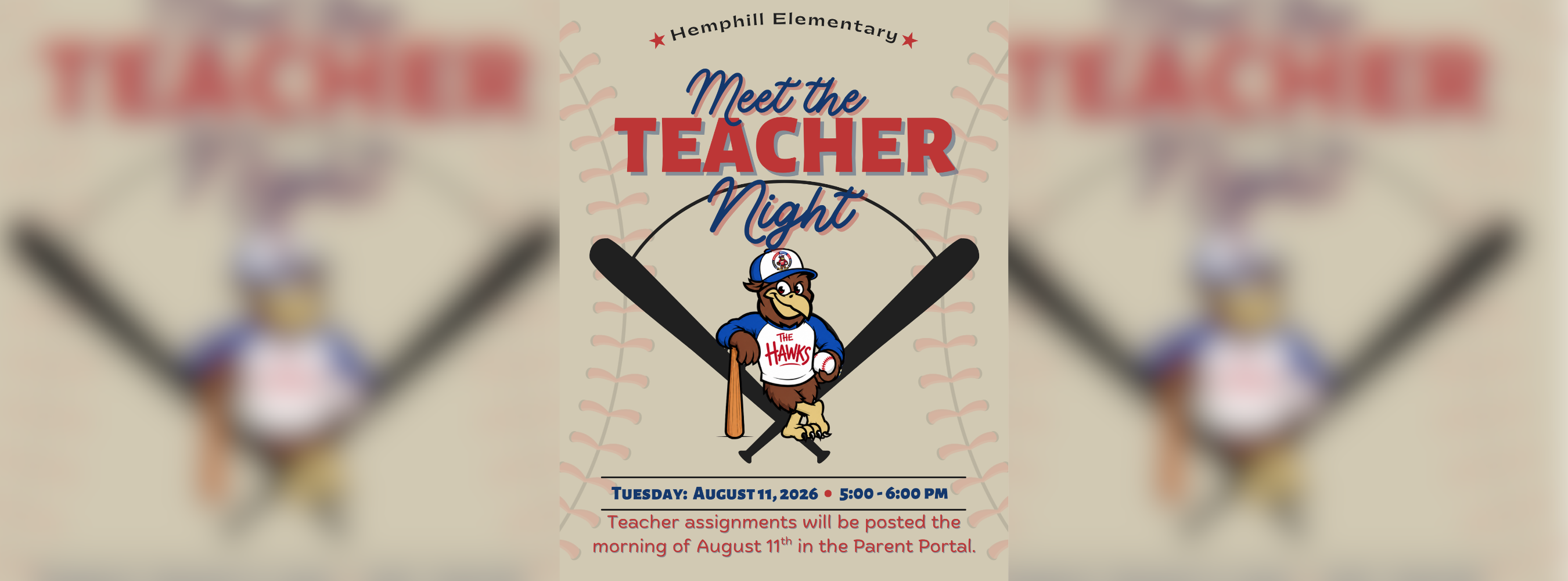 Meet the Teacher Night flyer