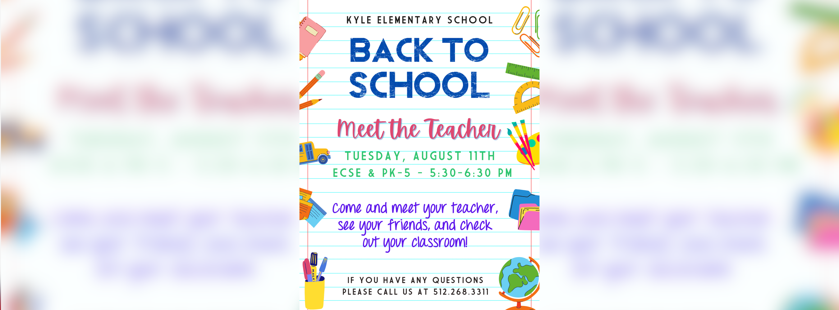 Meet the Teacher Night flyer