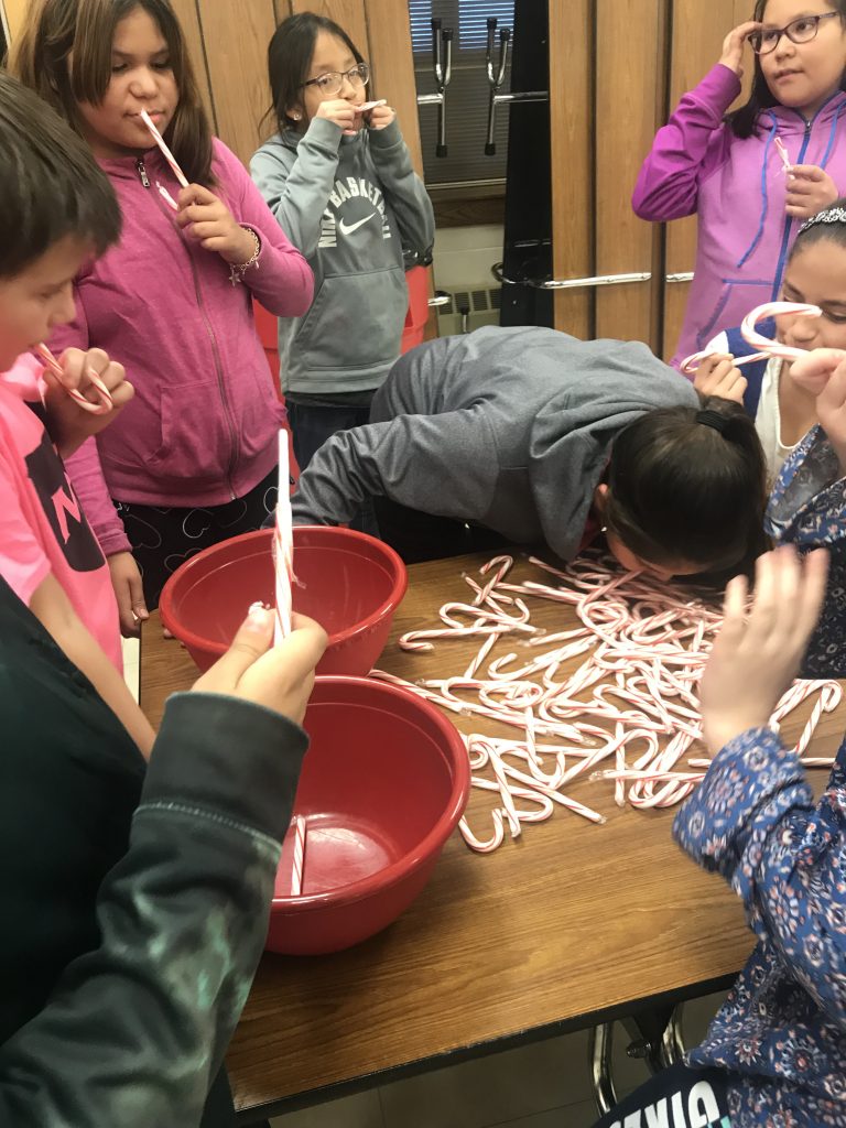 Students creating their projects