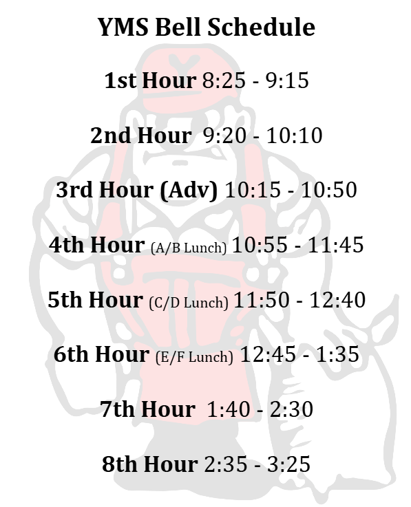 26-27 Bell Schedule