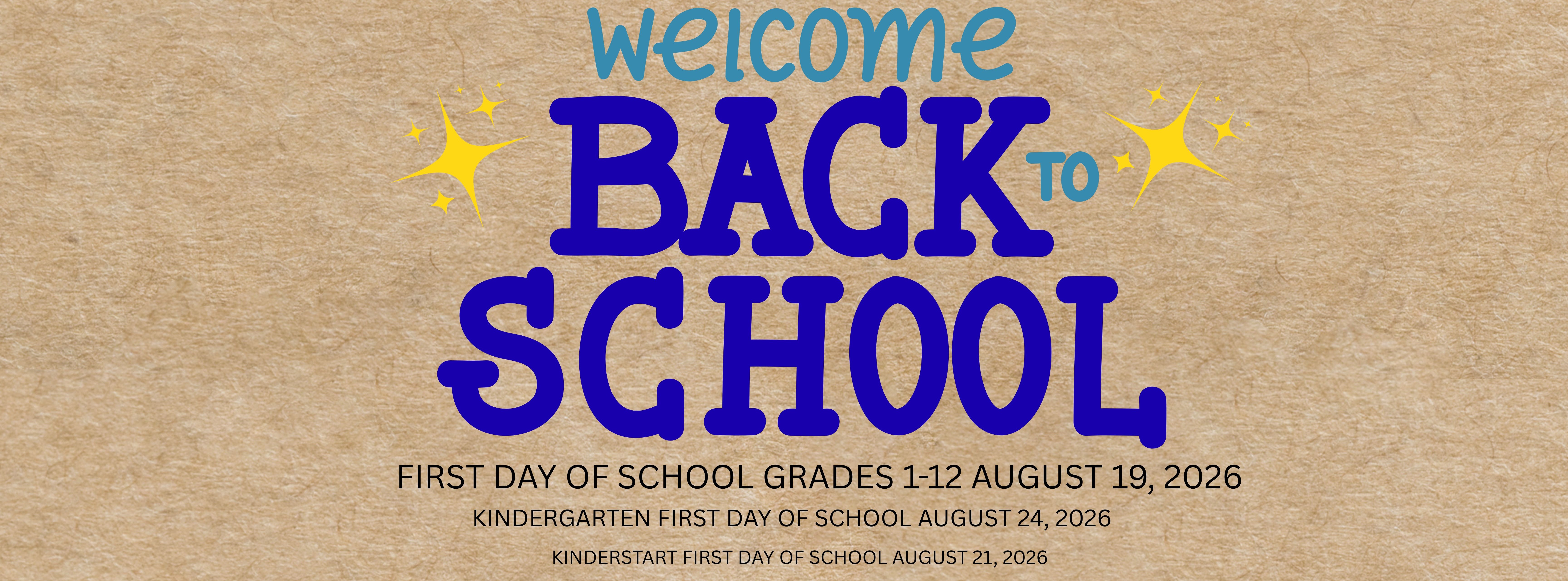 BACK TO SCHOOL