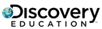 The logo of Discovery Education featuring the word 'Discovery' in bold letters with a globe icon representing education.