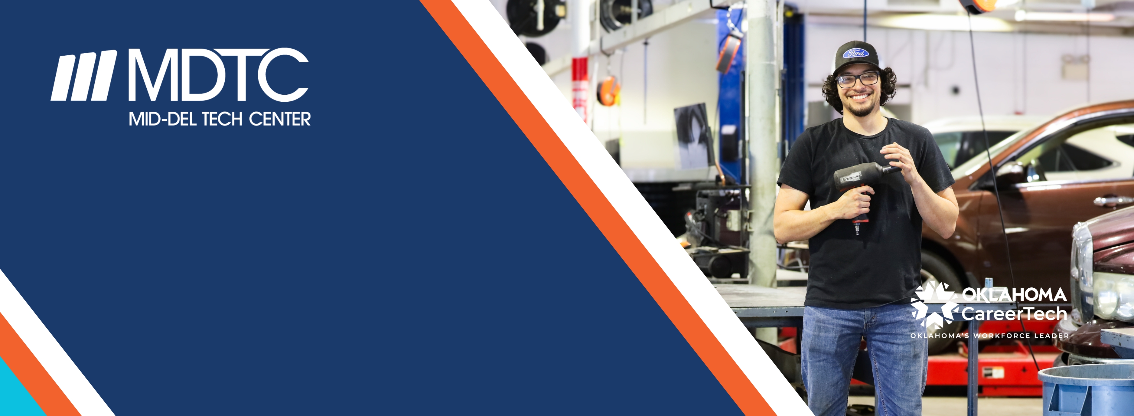 Automotive student in the shop. Full-time applications open January 1,  2026