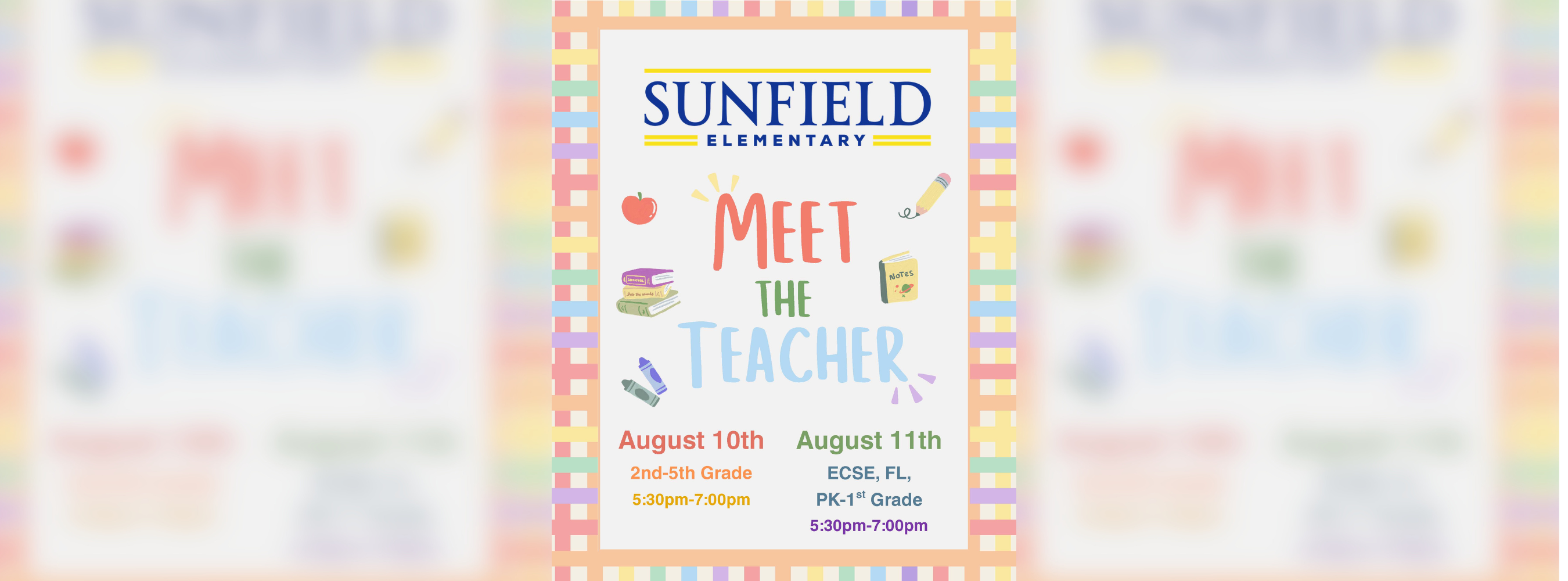 Meet the Teacher Night flyer