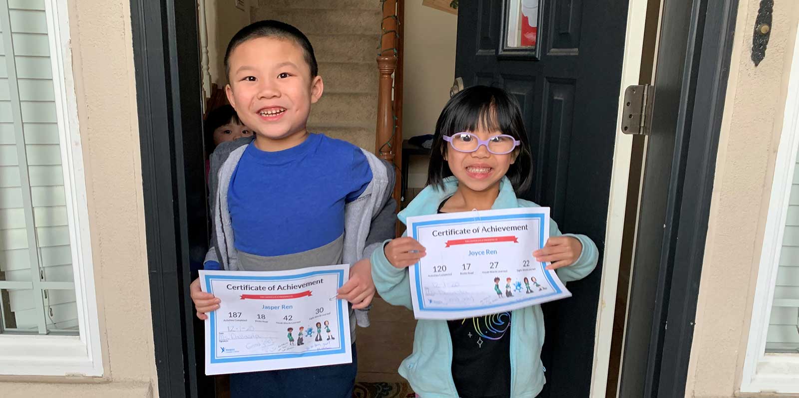 students smiling