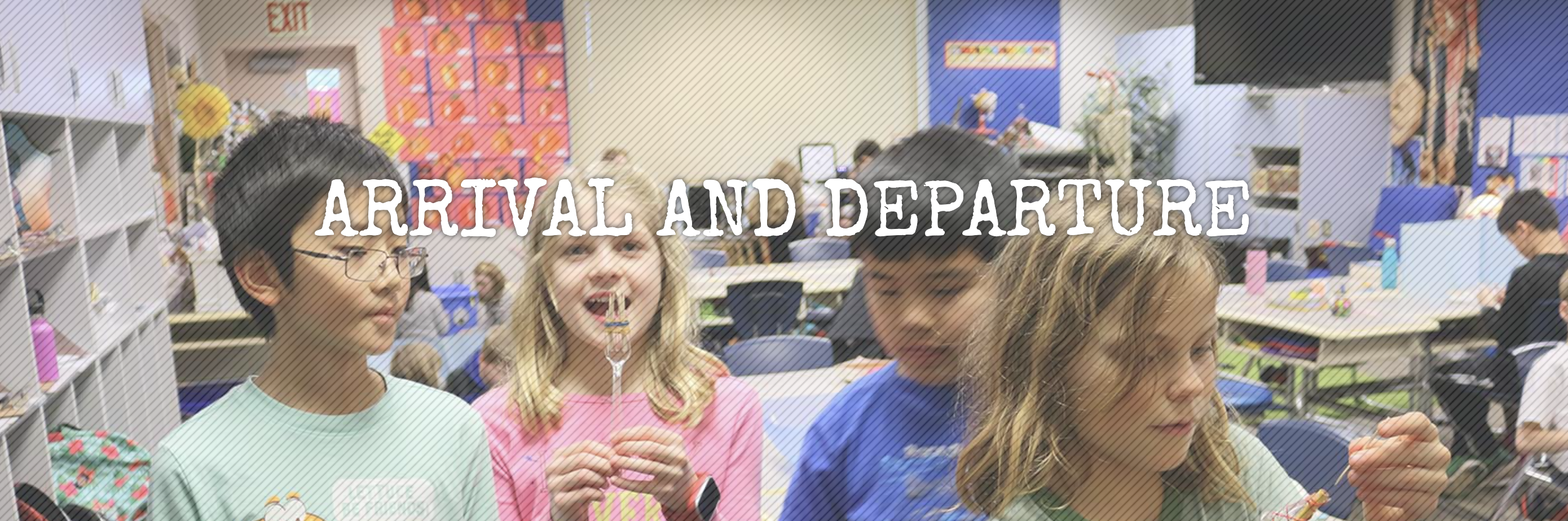 Arrival and Departure banner