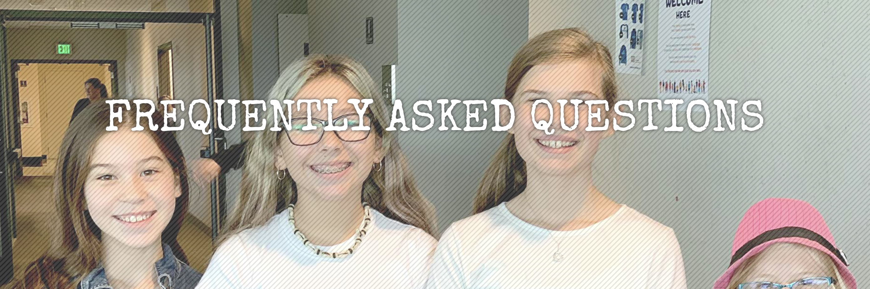 Frequently Asked Questions banner