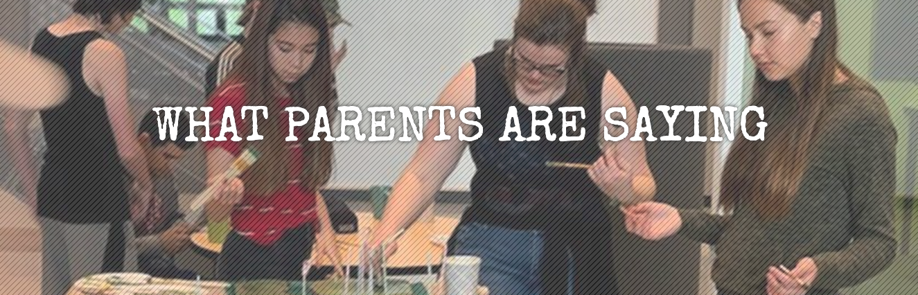 What Parents Are Saying banner